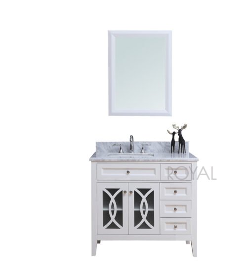 Royal Casa 36 inch White Bathroom Vanity